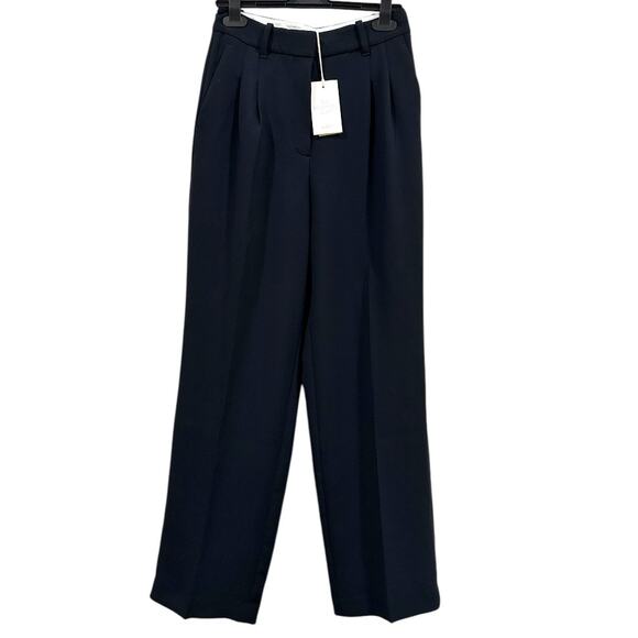 NWT Aritizia The Effortless Pant in Dark Navy - Picture 8 of 9